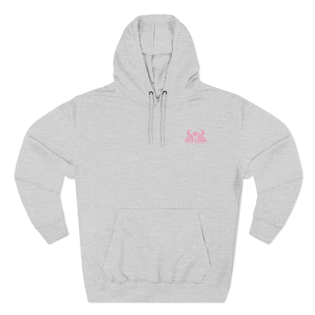 Hoodie - "Messy Hair, Muddy Boots, Full Freezer" Outdoor Cozy Fleece Hoodie