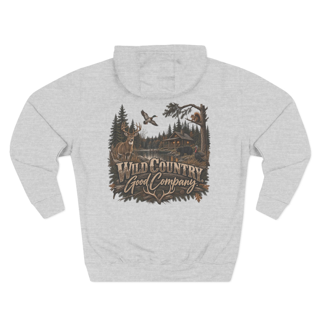 Wild Country Hoodie — "Wild Country Good Company" Graphic Fleece Pullover