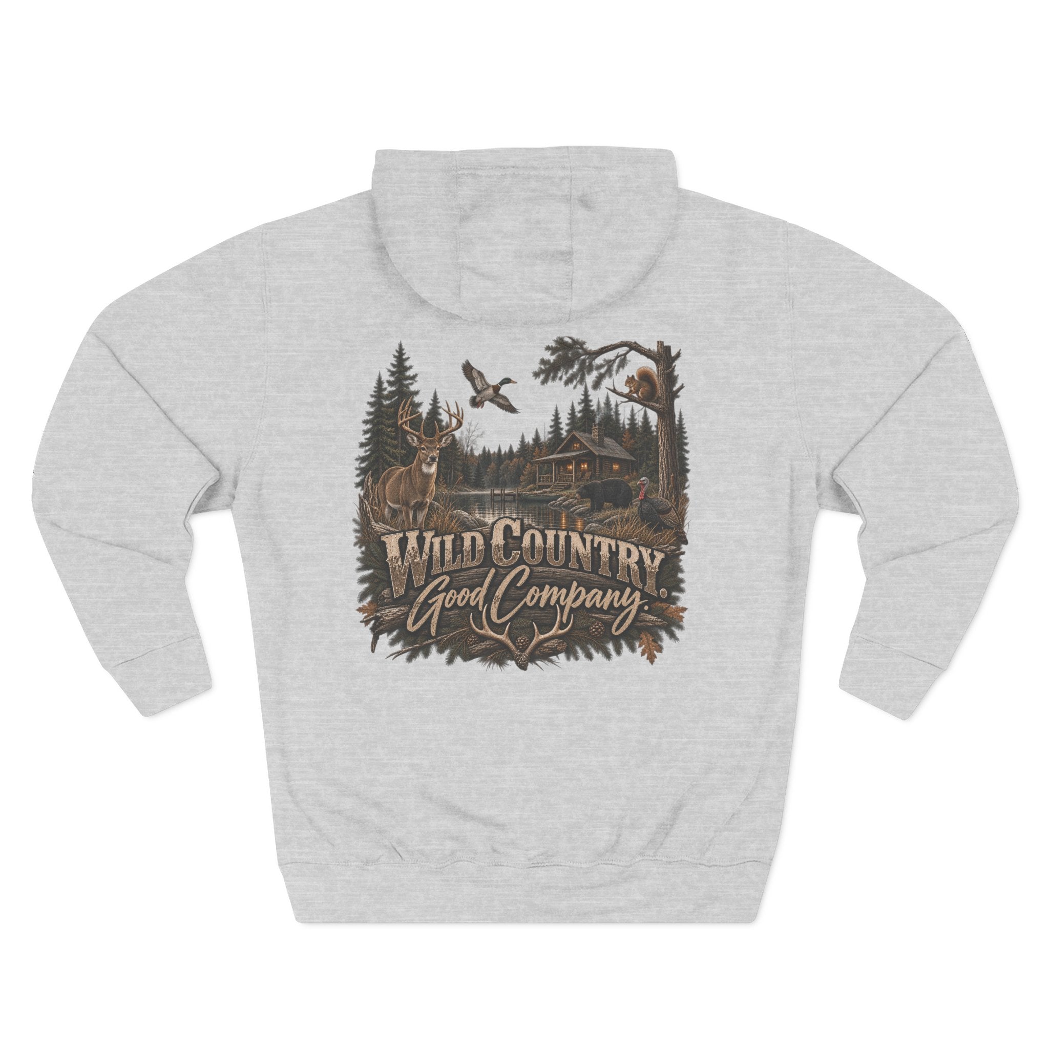 Wild Country Hoodie — "Wild Country Good Company" Graphic Fleece Pullover