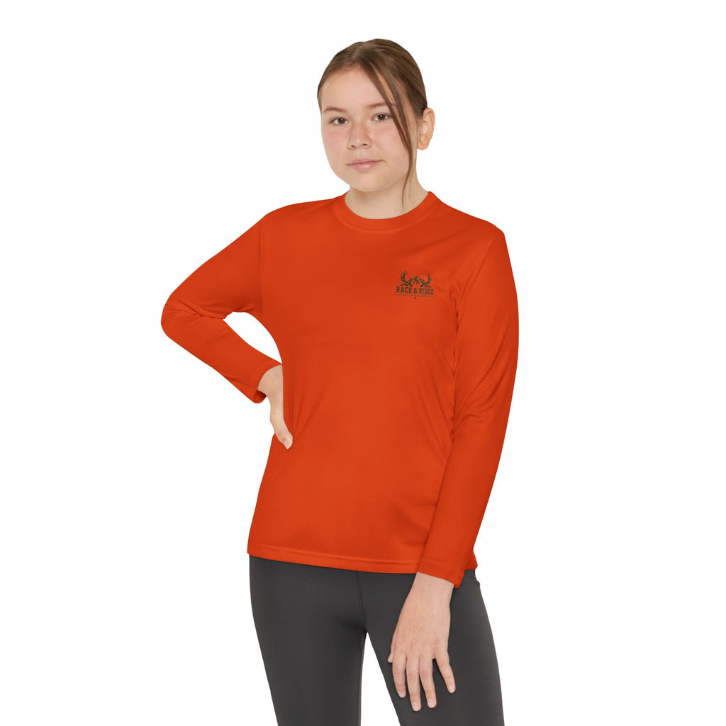 RACK & RIDGE Sunset Bear Camp Youth Girls' Long-Sleeve Tee
