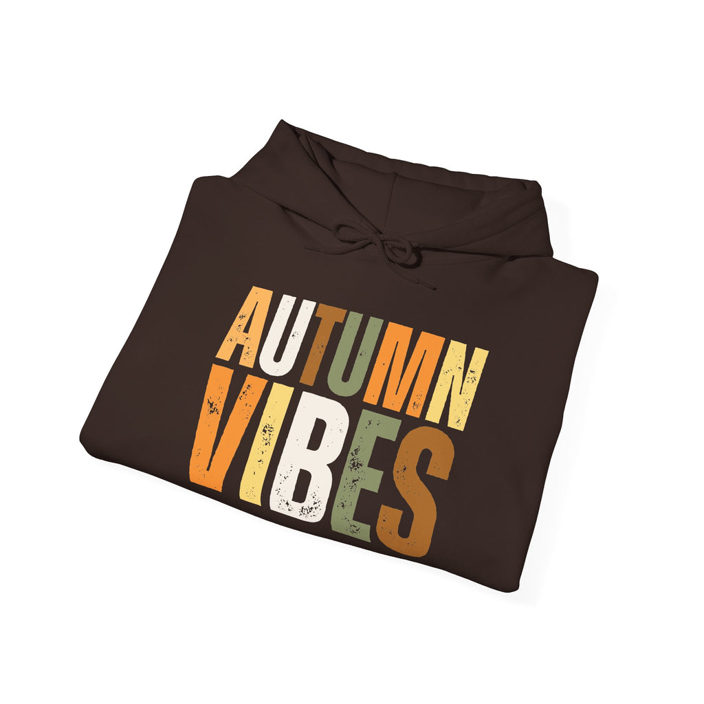 Hoodie — "Autumn Vibes" Cozy Fall Graphic Hoodie