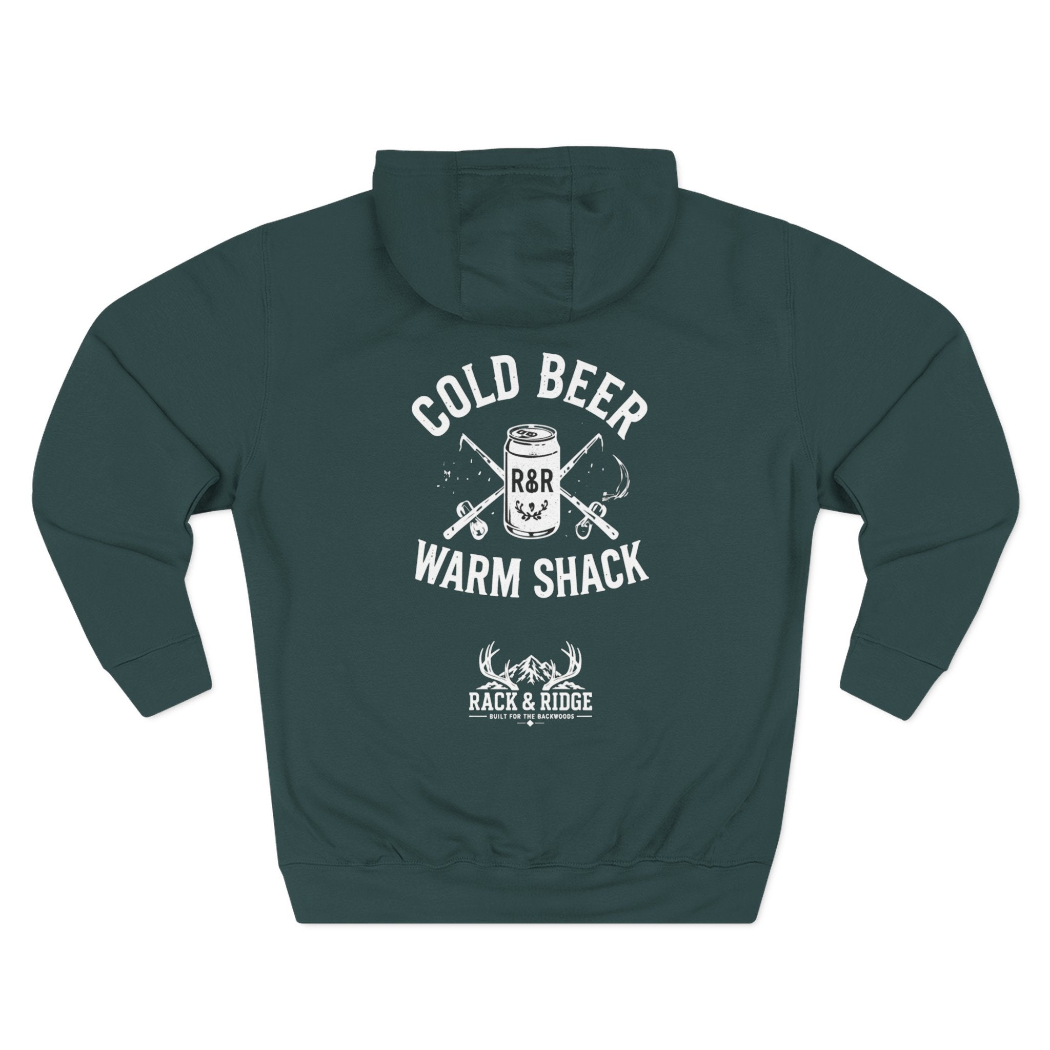 Cold Beer. Warm Shack. | Rack & Ridge Hoodie