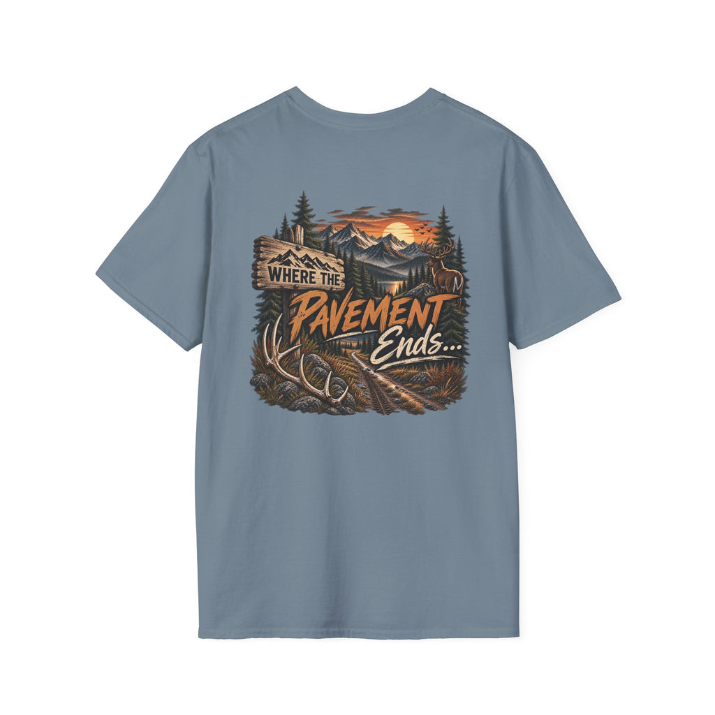 T-Shirt — 'Hike & Hike' Minimal Outdoor Logo Tee (Adventure, Nature Lover Gift)
