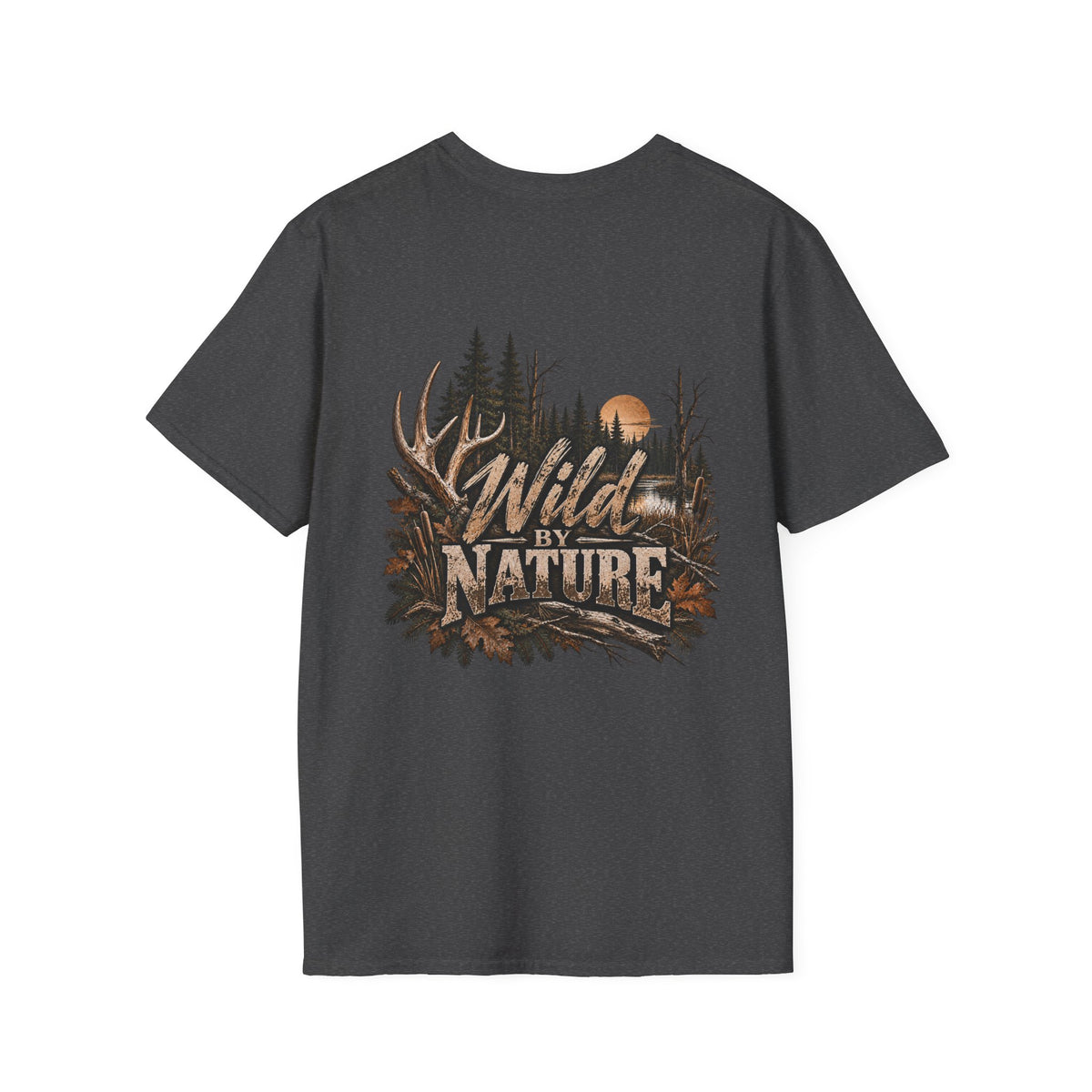 Rack & Ridge Hunting T‑Shirt — Mountain Antler Logo Tee