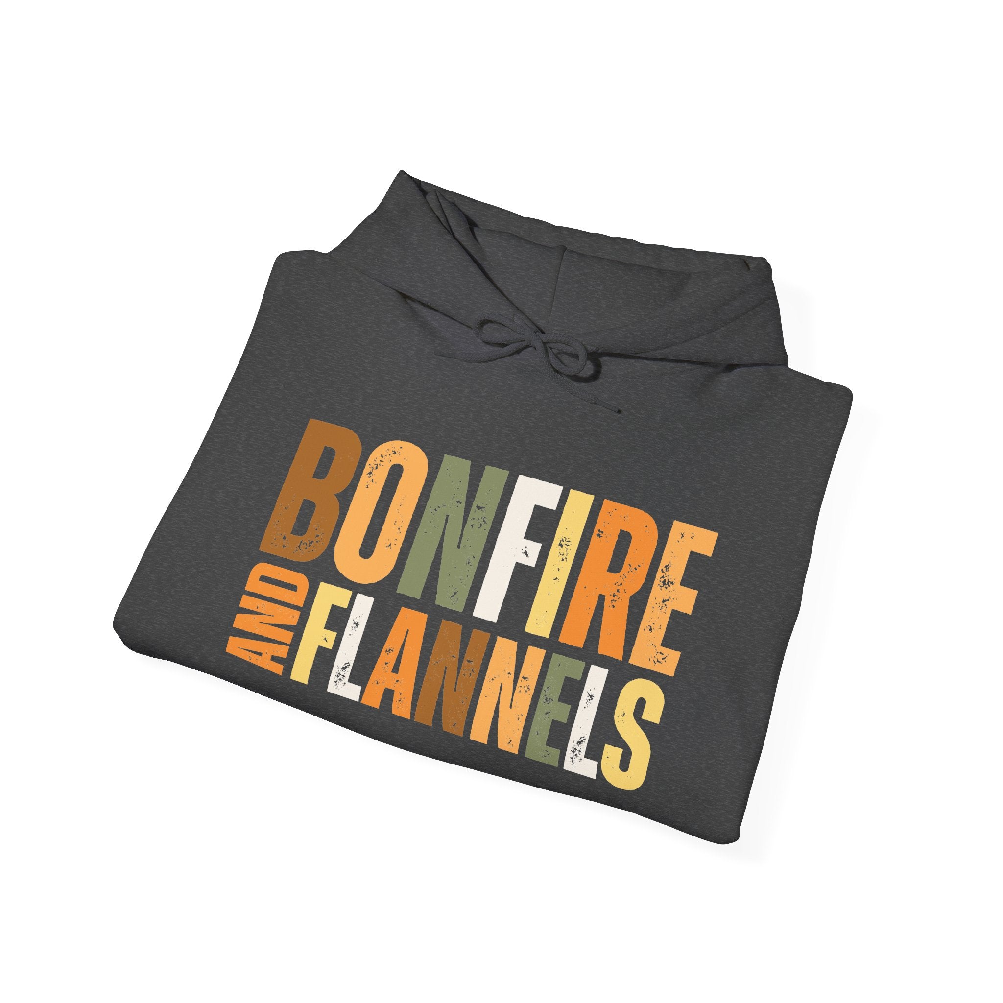Bonfire & Flannels Hoodie | Cozy Fall Campfire Sweatshirt