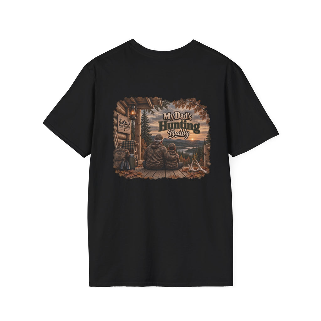 Rack & Ridge Deer Antler Logo T-Shirt — Hunting Outdoors Tee