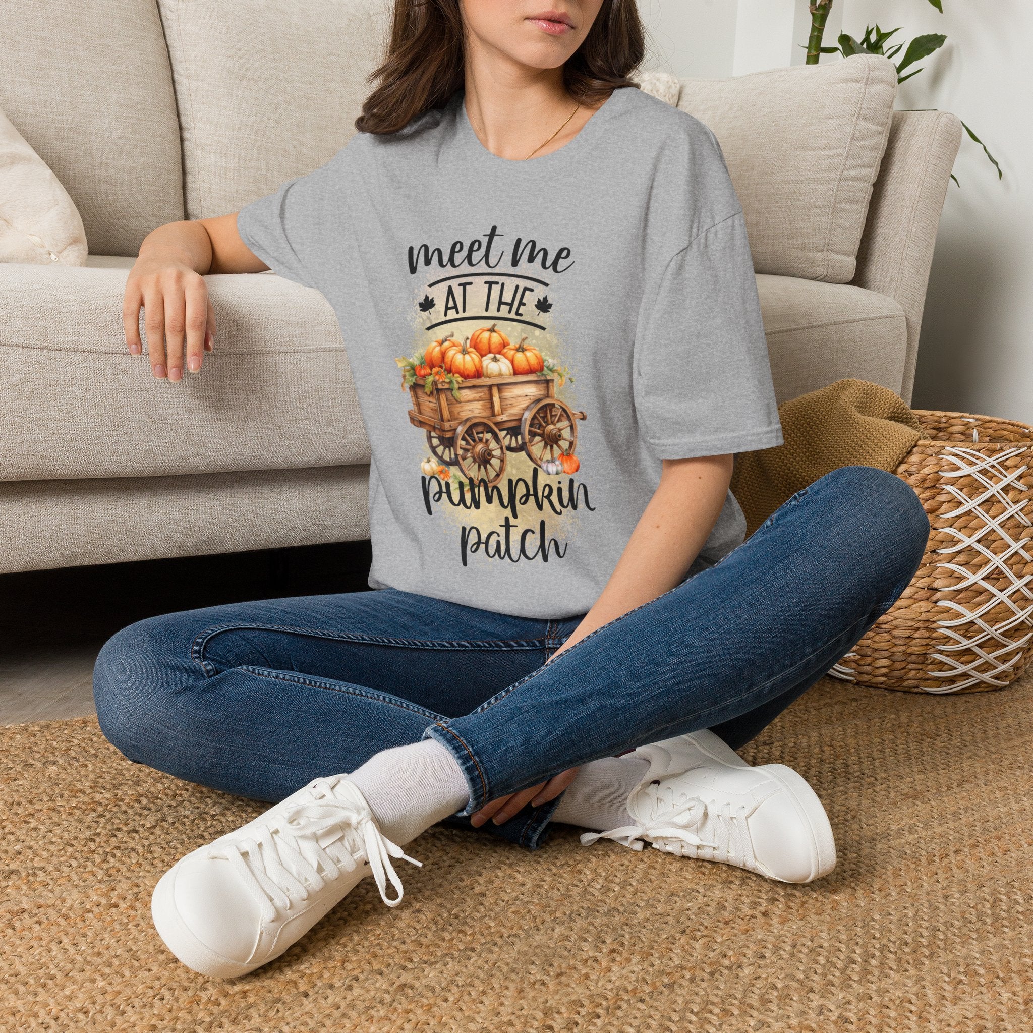 Pumpkin Patch T-Shirt — "Meet Me at the Pumpkin Patch" Fall Graphic Tee