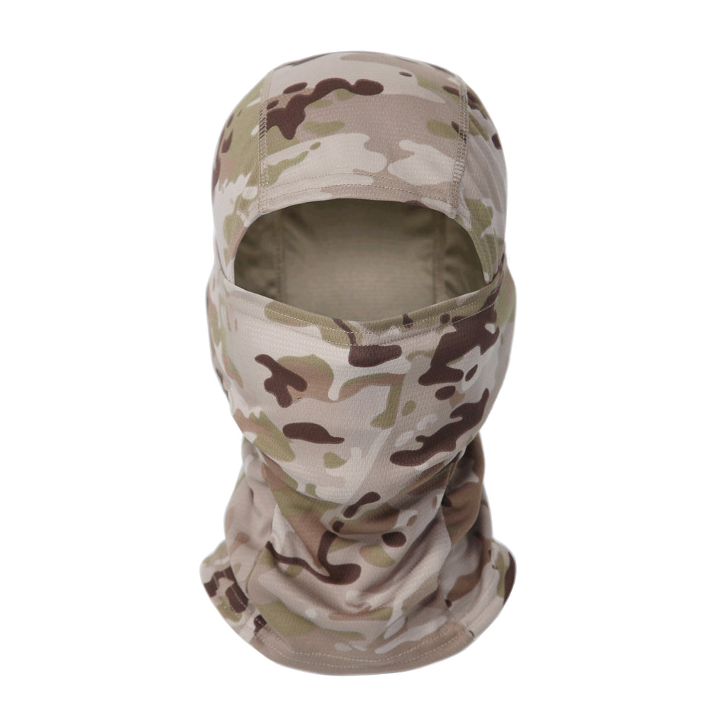 Outdoor Camouflage Headgear Riding Sunscreen Mask Climbing Hiking Fast Dry Sweat Wicking Military Fan Tactical Headgear