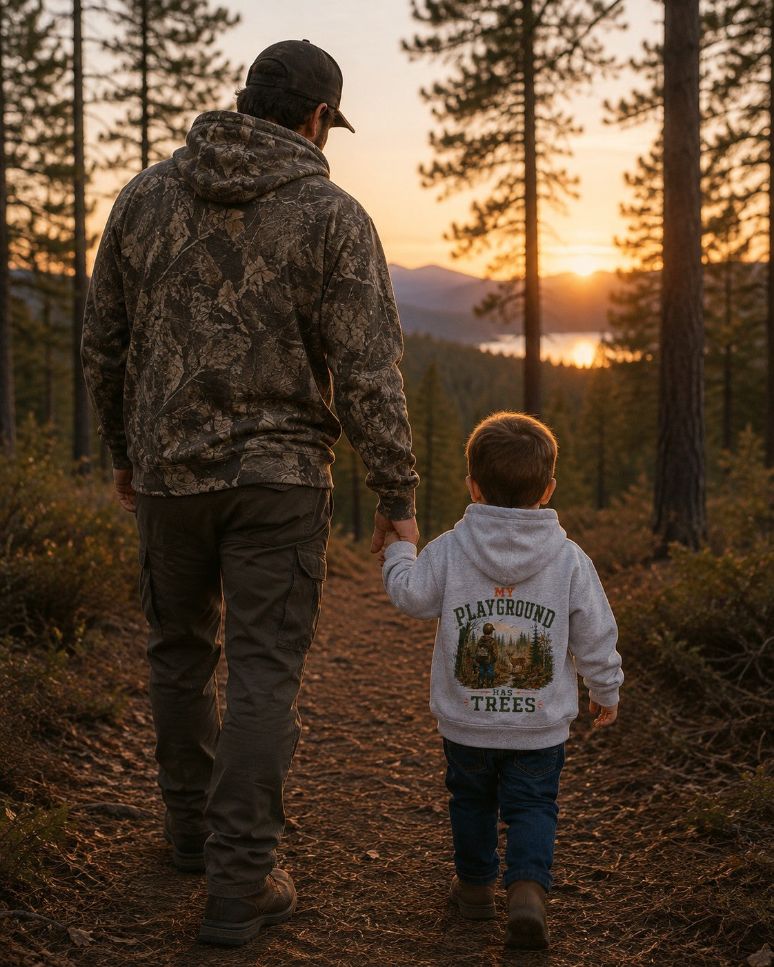 RACK & RIDGE My Playground Has Trees Toddler Hoodie