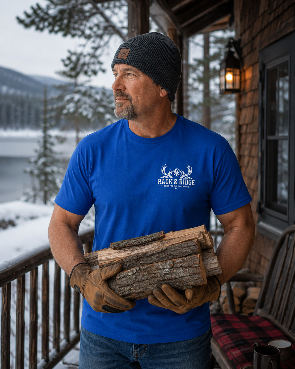 Cold Beer. Warm Shack.| Rack & Ridge T-Shirt
