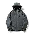 Men's Hooded Cargo Jacket – Outdoor Hiking & Casual Loose Fit