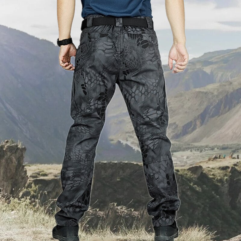 Men's Tactical Hiking Pants – Waterproof, Breathable & Multi-Pocket Cargo Trousers