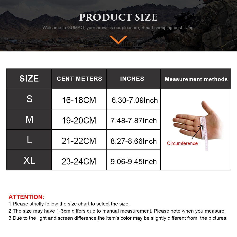 Men's Full Finger Gloves – Camo Gloves for Hiking & Shooting