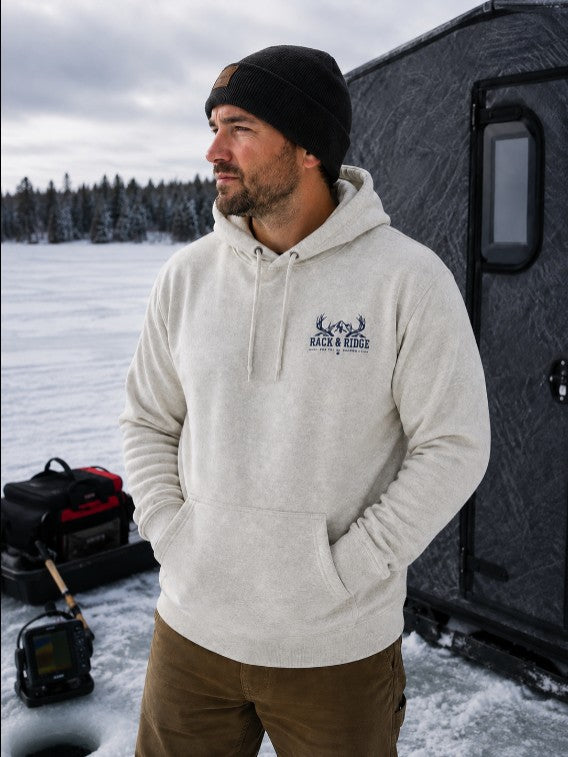 "Cold Beer. Warm Shack." | Rack & Ridge Hoodie