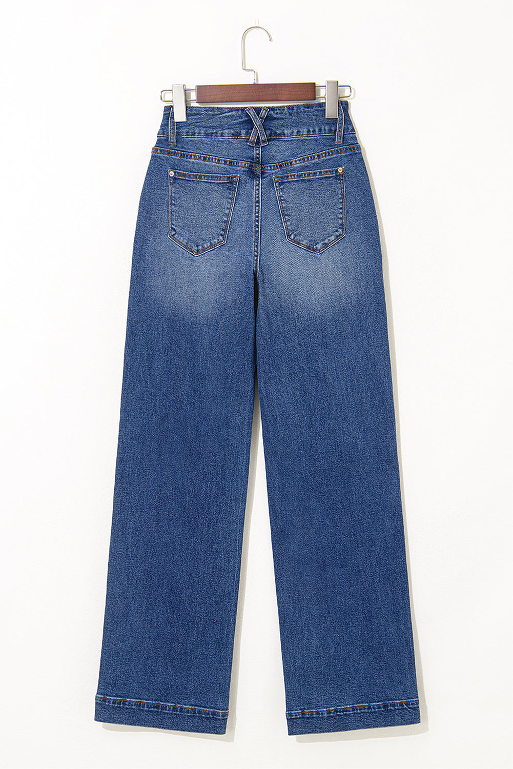 Denim Straight Leg Jeans