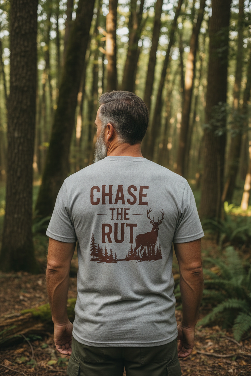 Chase the Rut Gray - Back Shot